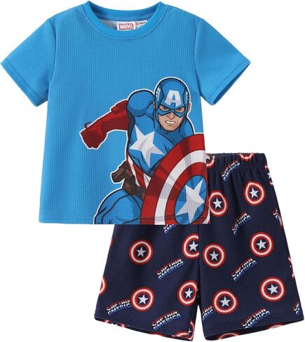 Disney Marvel Spiderman Boys Short Sets Kids Clothes Venom T-Shirt & Shorts Set Summer Outfit Athletic Apparel Suit 2-9 Years in Saudi Arabia