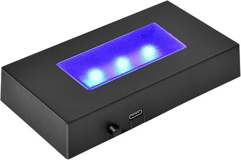 IFOLAINA LED Light Base Multicolor Show Stand Square Display Plate 9 Lighting Mode Color Change for 3D Crystal Art and Glass Ball Resin Figurine in Saudi Arabia