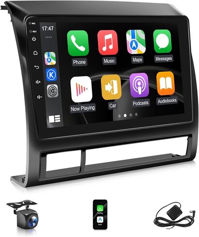 ستيريو سيارة 4G+64G Android 13 لسيارة Toyota Tacoma 2005 إلى 2015 راديو Carplay Android Auto، شاشة لمس IPS مقاس 10.2 بوصة لوحدة رأس Tacoma 5G WiFi/GPS Navi/FM RDS/EQ/DSP HiFi Audio/Camera/MIC in Kuwait