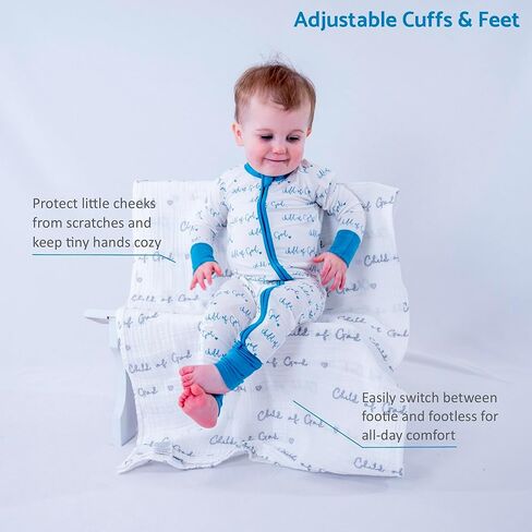 LollyBanks Baby Pajamas, Zipper Baby Sleepers,Infant Romper for Boys in Saudi Arabia
