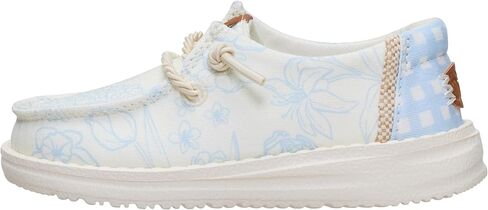 HEYDUDE Girl's Toddler Wendy Garden Floral Slip On Shoe | Lightweight Stretch Casual Sneaker for Toddlers in Kuwait