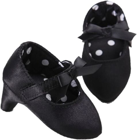 Infant Baby Girls Princess Shoes with High Heels Bowknot Soft Sole Crib Shoes Sneaker Newborn Girl Photography Props in Saudi Arabia