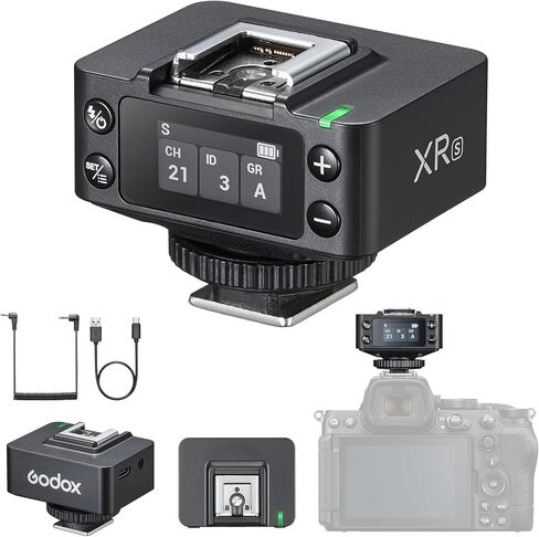 جهاز استقبال فلاش لاسلكي Godox XR-S TTL 2.4G عالي السرعة مزامنة HSS 1/8000s لكاميرات سوني فلاش Speedlite (ترقية X1R-S) in Kuwait
