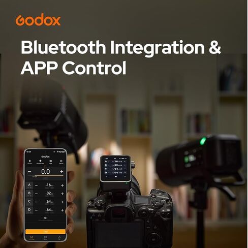 مشغل فلاش GODOX X3 PRO X3PRO-C لكاميرا Canon، جهاز إرسال لاسلكي 2.4G TTL يعمل باللمس، يدعم التحكم في البلوتوث والتطبيق، التحكم في الغالق، بطارية ليثيوم أيون مدمجة شحن سريع (ترقية X3-C) in Kuwait