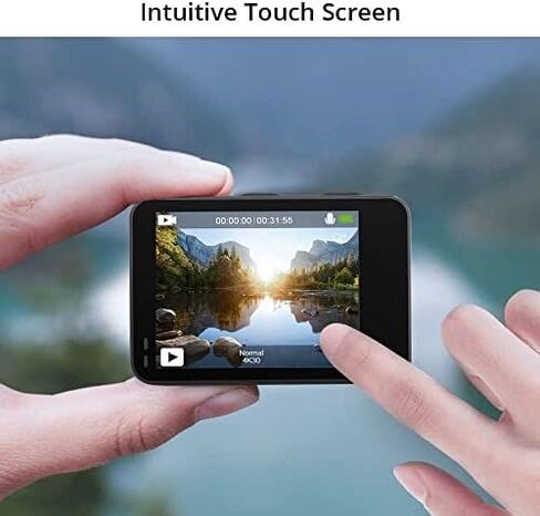 كاميرا AKASO Brave 7 LE Action مع بطاقة MicroSDXC U3 وحزمة تثبيت حزام الرأس سريعة التحرير in Kuwait