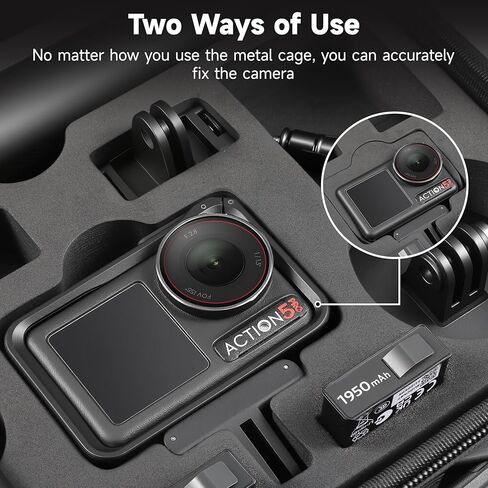 حقيبة حمل Action 5 Pro لـ DJI Osmo Action 5 Pro/ 4 3 ملحقات حقيبة سفر صلبة مع DJI Action 5 Pro/ 4 3 Adventure in Kuwait