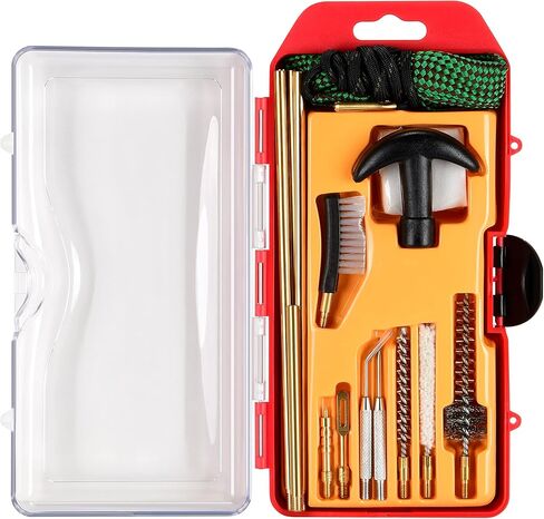 Hantoptik Universal Gun Cleaning Kit Gun Cleaner for All Guns, Gun Brushes with Reinforced Brass Rods, Brass Jags and Bronze Brushes Gun Acceesories Gifts for Men in Kuwait