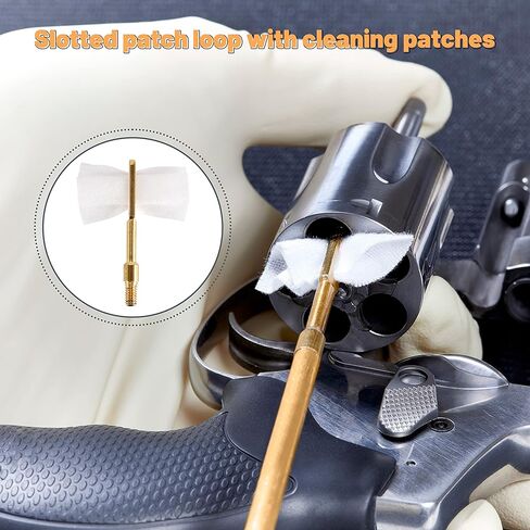 Hantoptik Universal Gun Cleaning Kit Gun Cleaner for All Guns, Gun Brushes with Reinforced Brass Rods, Brass Jags and Bronze Brushes Gun Acceesories Gifts for Men in Kuwait