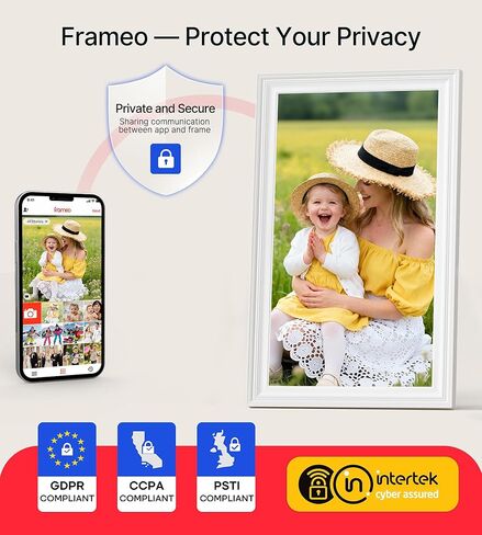 إطار صور رقمي BIGASUO مقاس 15.6 بوصة Frameo 64 جيجابايت إطارات صور إلكترونية كبيرة بتقنية WiFi مقاس 1920 × 1080 IPS FHD تعمل باللمس ومشاركة اللحظات على الفور في أي مكان أفضل الهدايا للآباء والأجداد من خشب الجوز الصلب in Kuwait
