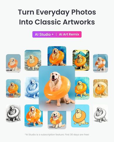 SwitchBot AI Art Frame 13.3'', Electronic Ink Picture Frame, Wireless Digital Photo Frame, Long Battery Life, Alexa Compatible, Wall Decoration, Home Décor, AI-Generated Art, Gift for Art Lovers in Kuwait