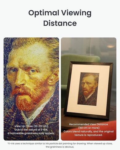 SwitchBot AI Art Frame 13.3'', Electronic Ink Picture Frame, Wireless Digital Photo Frame, Long Battery Life, Alexa Compatible, Wall Decoration, Home Décor, AI-Generated Art, Gift for Art Lovers in Kuwait