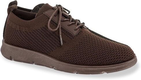 Women's Knit Oxford Shoes - Breathable Lace-Up Wingtip Loafers with Cushioned Insole, Lightweight Casual Walking Flats, Flexible Rubber Outsole, Medium in Kuwait