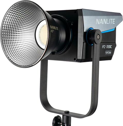 Nanlite FC-720C 750W RGBW LED Video Light، أضواء استوديو كاملة الألوان مع 2700K-12000K، CRI 96 TLCI 97، حامل Bowens لإنتاج الأفلام والبث، يوتيوب، البث المباشر والتصوير الفوتوغرافي in Kuwait