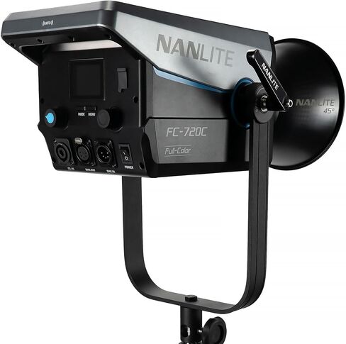 Nanlite FC-720C 750W RGBW LED Video Light، أضواء استوديو كاملة الألوان مع 2700K-12000K، CRI 96 TLCI 97، حامل Bowens لإنتاج الأفلام والبث، يوتيوب، البث المباشر والتصوير الفوتوغرافي in Kuwait
