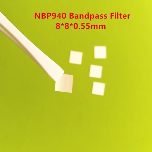 5 قطع! 940nm NBP940 8 * 8 * 0.55mm IR الأشعة تحت الحمراء مرشح ممر الموجة الضيق الضوء المرئي قطع الفرقة تمرير الزجاج in Kuwait