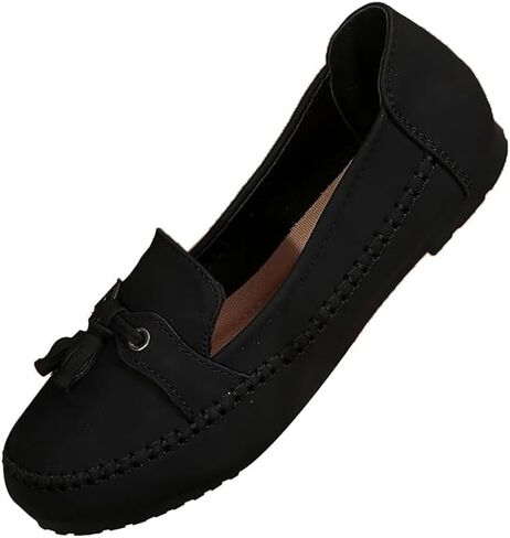 Flats for Women Mary Jane Ballet Dress Comfortable Walking Shoes Casual Work Retro Round-Toe One-Strap Daily Flats Soft Hook & Loop in Saudi Arabia