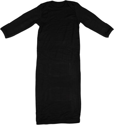 Newborn Baby Boys Girls Knotted Gown Soft Bamboo Viscose Infant Sleeper Baby Sleep Gown with Mittens in Saudi Arabia