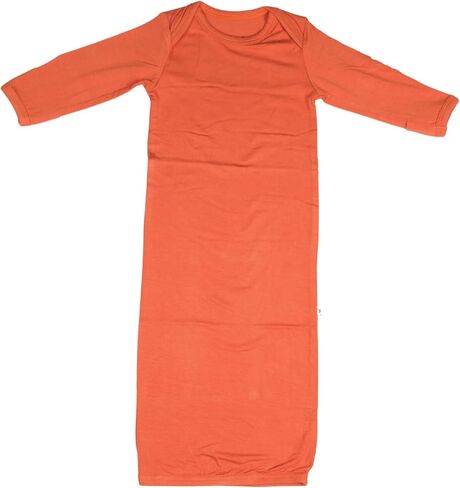 Newborn Baby Boys Girls Knotted Gown Soft Bamboo Viscose Infant Sleeper Baby Sleep Gown with Mittens in Saudi Arabia