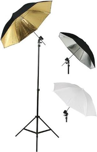 Photography Photo Studio Flash Mount Umbrellas Kit Three Umbrellas By Fancier Fan UB1 in Kuwait