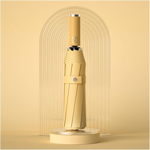 Umbrellas for Rain Simple Automatic Umbrella Twelve-Bone Automatic Umbrella Sunny Umbrella Business Men's Umbrella Strong Umbrella for Wind and Rain(B) in Kuwait