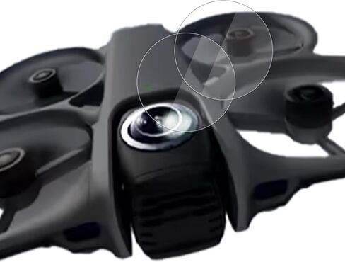 [عبوتان] لفيلم حماية عدسة DJI Avata 360 المرن من مادة TPU، واقي عدسة لملحقات DJI Avata360، مضاد للخدش والحساسة in Kuwait