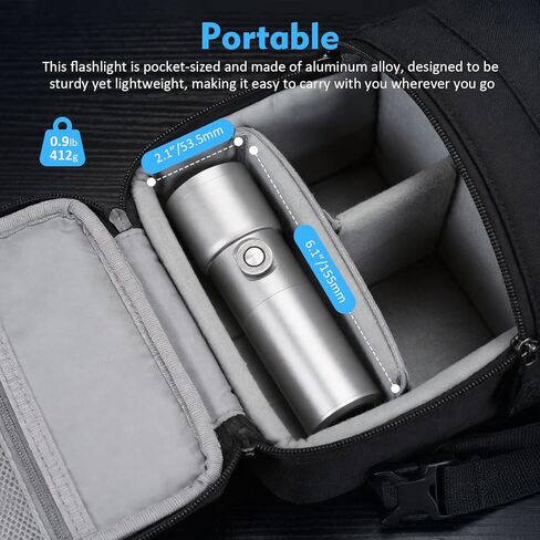 Photography Studio 10W LED Flashlight Spotlight with 30 Gobos/4 Colors/CRI95+/3 Lighting Modes & Built in 7500mAh Rechargeable Battery for Recording Studio Video Lighting. in Kuwait