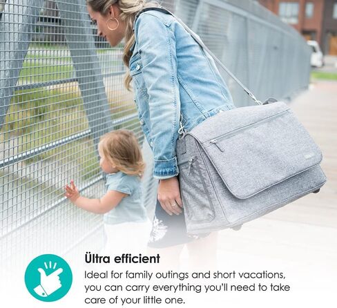 bblüv - Ültra - Large Capacity Diaper Bag, Multi-Function, Mommy Travel bag, Changing Pad included - Diaper Bag with Changing Station – Free hand on the stroller, Tote or Crossbody Holding in Kuwait