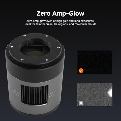 SVBONY SC571CC Cooled Color Astronomy Camera, IMX571 CMOS APS-C Sensor, Front-Window Glass Heater Prevent Dew and Condensation, USB 3.0 Type C, High Resolution Telescope Camera for Astrophotography in Saudi Arabia
