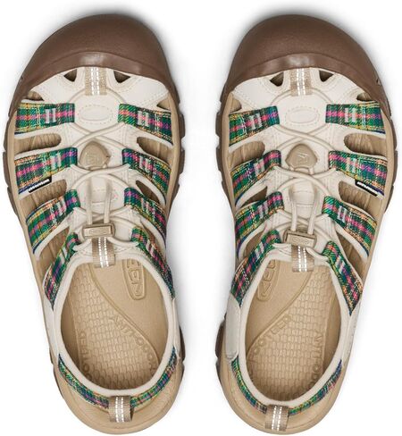 KEEN Women's Newport H2 Closed Toe Water Sandals, Multi/Gingham, 9 in Kuwait