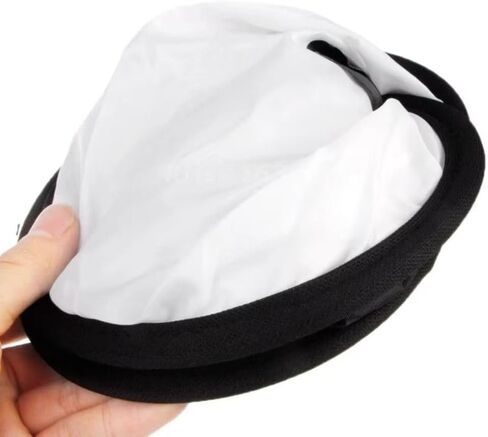Portable Collapsible Round Cone Flash Softbox Flash Diffuser, Adjustable Flash Diffuser Collapsible Photography Accessories in Kuwait