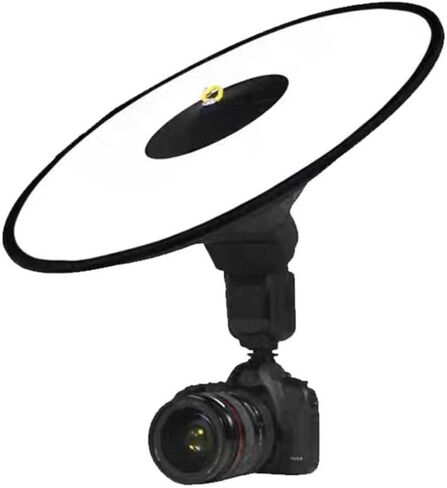 Portable Collapsible Round Cone Flash Softbox Flash Diffuser, Adjustable Flash Diffuser Collapsible Photography Accessories in Kuwait