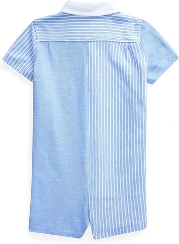 Ralph Lauren Baby Boy Cotton Pinstripe Shortalls (6 Months) in Kuwait