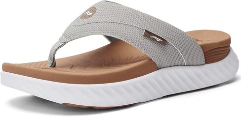 Women's Orthopedic flip flops With Plantar Fasciitis Arch Support Lightweight Cushioning Shock Absorbing Thong Sandals in Kuwait