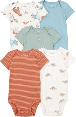 Carter's Baby Boys 5-Pack Original Short Sleeve Bodysuits in Kuwait