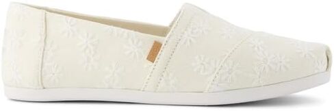 حذاء نسائي مسطح من TOMS Alpargata Cloudbound Loafer، زهور طبيعية مطرزة، 9 in Kuwait