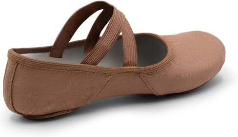 حذاء باليه نسائي من قماش Hanami من Capezio، سمرة فاتحة، 9.5M in Kuwait