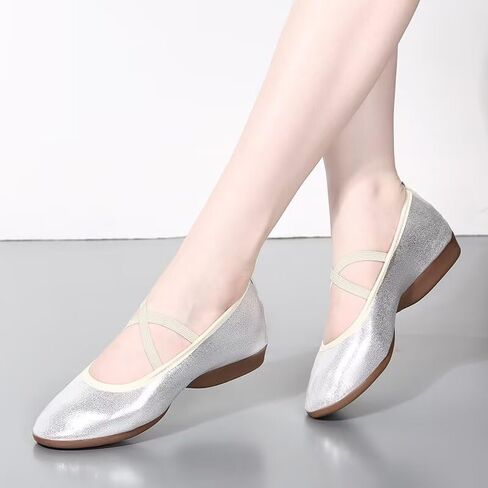 Women Low Heel Fashion Dance Shoes for Walking Yoga Ballet Exercise in Saudi Arabia