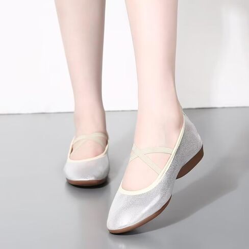 Women Low Heel Fashion Dance Shoes for Walking Yoga Ballet Exercise in Saudi Arabia