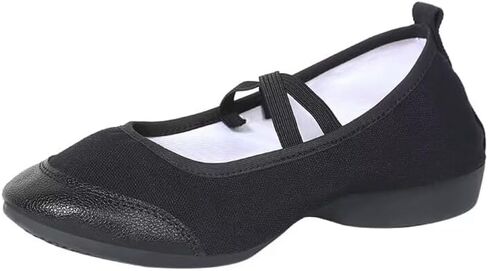 Women Low Heel Fashion Dance Shoes for Walking Yoga Ballet Exercise in Saudi Arabia