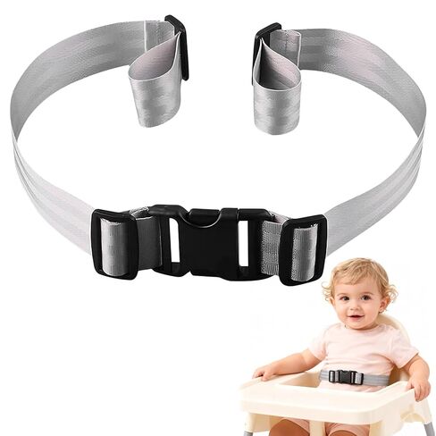 Child High Chair Straps, Adjustable Kid Safety Belt, Baby Two-Point Safety Harness for Children's Chairs, Strollers, and High Chairs in Kuwait
