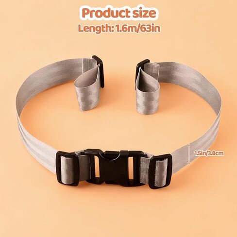 Child High Chair Straps, Adjustable Kid Safety Belt, Baby Two-Point Safety Harness for Children's Chairs, Strollers, and High Chairs in Kuwait