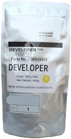 مادة مطور 600G متوافقة مع Pro C651 C751 MP C8002 C6502 C5110 C5100 C7100 C7501 C6501 C9100 C9110 C5200 (أرجواني 600 جرام) in Kuwait