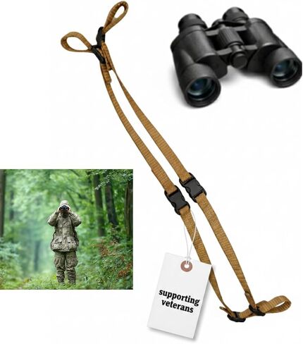 حزمة الصدر Lone Trail للخدمة الشاقة Bino Harness مع حبال مجهر - بني - جهاز بصريات الكل في واحد صامت وقابل للتعديل in Kuwait