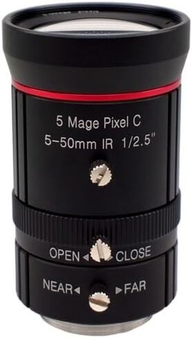 5-50mm 5MP 1/2.5-inch C-Mount 10x Zoom Manual Aperture in Saudi Arabia