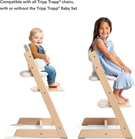 وسادة Stokke Tripp Trapp الكلاسيكية، باللون الأزرق الشمالي - يمكن وضعها مع كرسي Tripp Trapp وكرسي عالٍ للدعم والراحة - يمكن غسلها في الغسالة in Kuwait