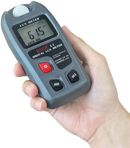 Digital Lux Light Meter for Photography Grow Plants LCD Pocket Light Meter Lux/FC Measure Tester Sensor Photometer in Kuwait