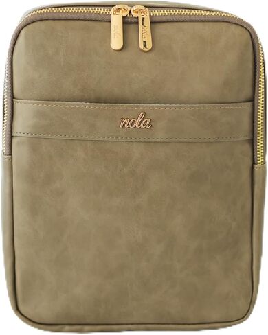 nola Diaper Bag – Backpack or Crossbody Baby Bag with Organized Storage (Espresso) in Saudi Arabia