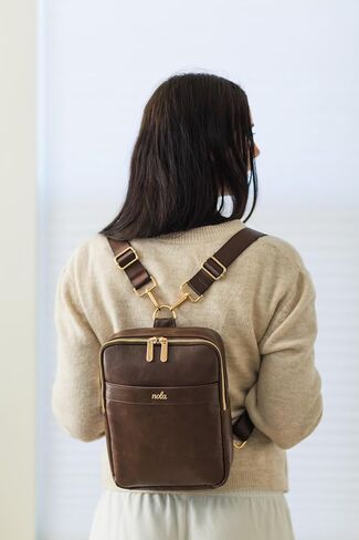 nola Diaper Bag – Backpack or Crossbody Baby Bag with Organized Storage (Espresso) in Saudi Arabia