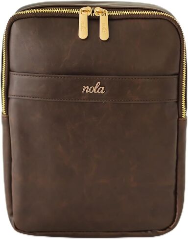 nola Diaper Bag – Backpack or Crossbody Baby Bag with Organized Storage (Espresso) in Saudi Arabia