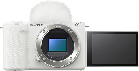 Sony Alpha ZVE10 II - كاميرا APS-C ذات العدسات القابلة للتبديل بدون مرآة - أسود - الهيكل فقط (حزمة قيمة) in Kuwait